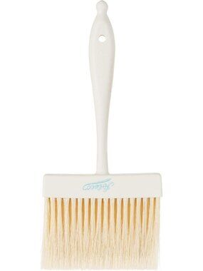 4-Inch Wide Pastry Brush with Natural Boar Bristles & Durable Plastic Handle